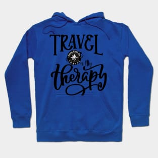 Travel Is My Therapy Hoodie